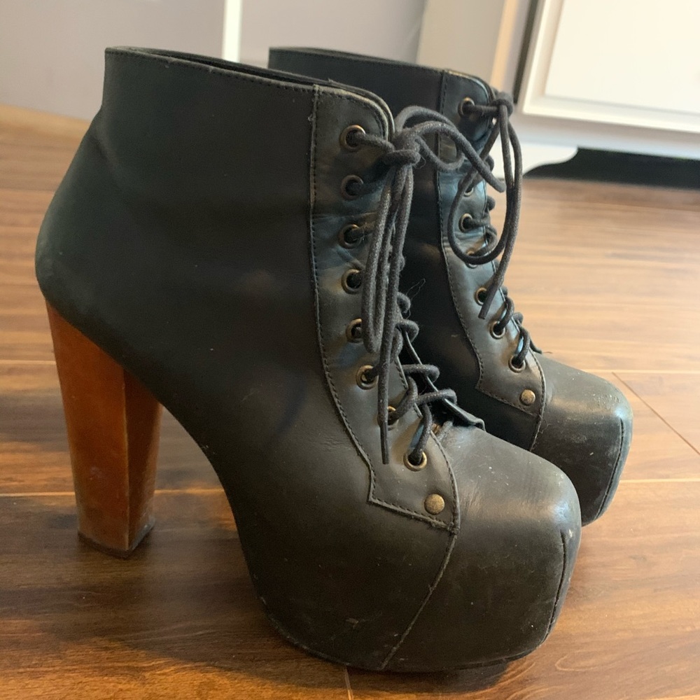 Black heels